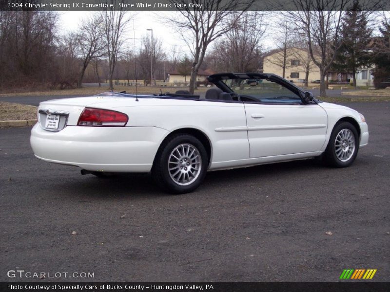 Stone White / Dark Slate Gray 2004 Chrysler Sebring LX Convertible