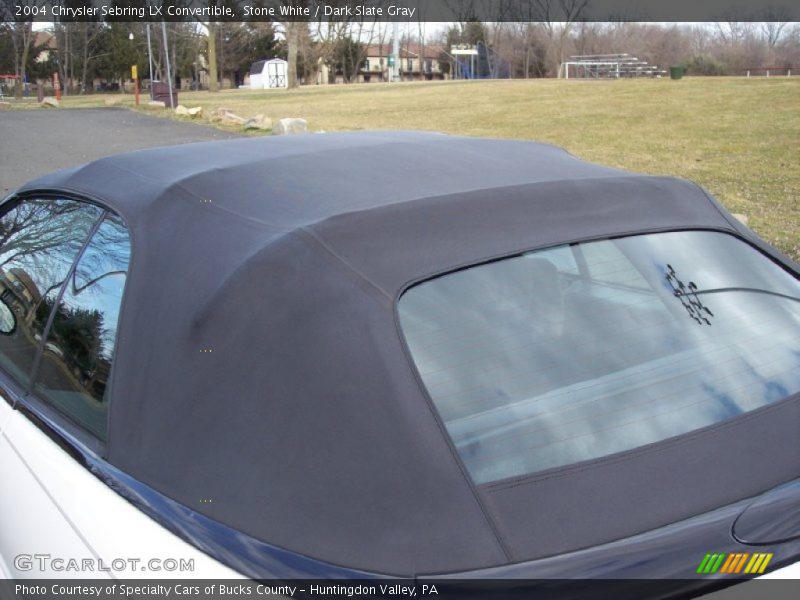 Stone White / Dark Slate Gray 2004 Chrysler Sebring LX Convertible