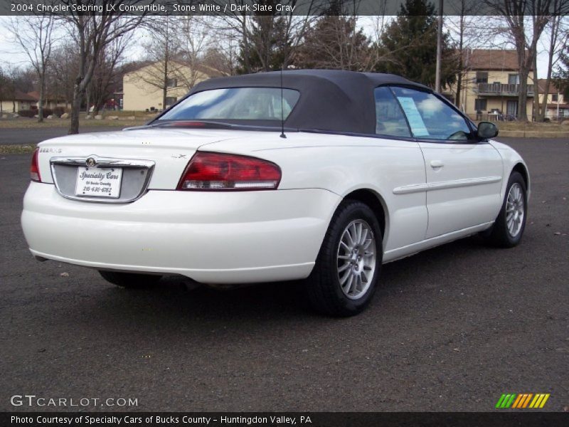Stone White / Dark Slate Gray 2004 Chrysler Sebring LX Convertible