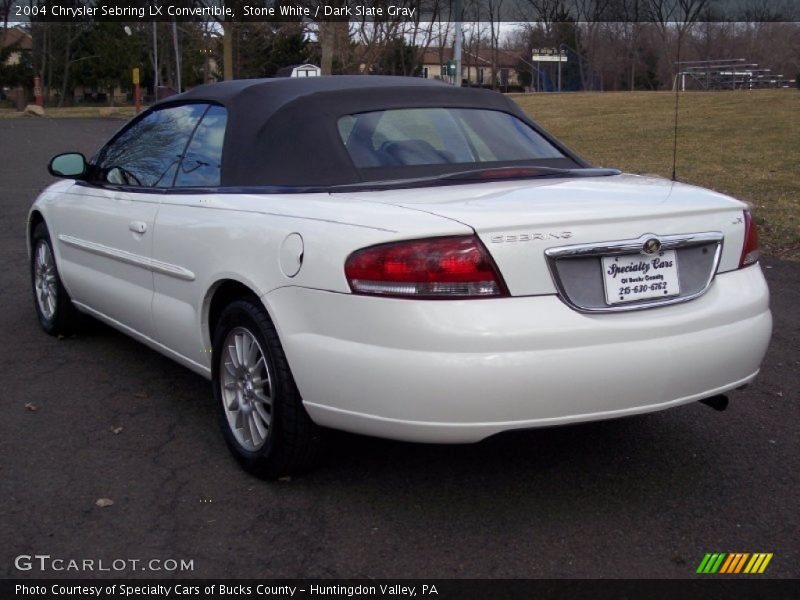 Stone White / Dark Slate Gray 2004 Chrysler Sebring LX Convertible