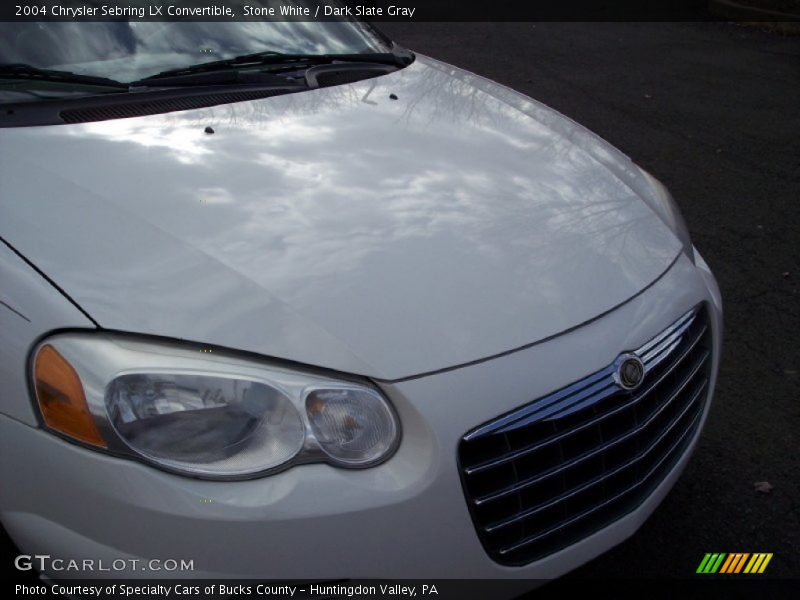 Stone White / Dark Slate Gray 2004 Chrysler Sebring LX Convertible