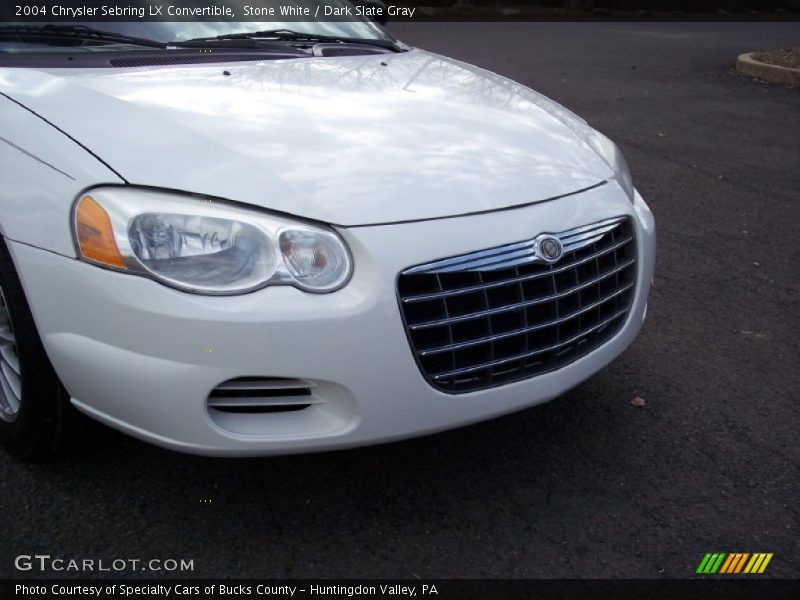 Stone White / Dark Slate Gray 2004 Chrysler Sebring LX Convertible