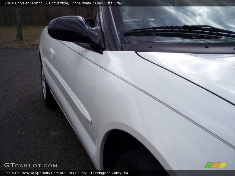Stone White / Dark Slate Gray 2004 Chrysler Sebring LX Convertible