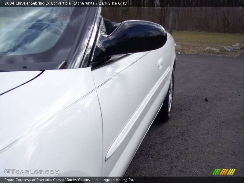 Stone White / Dark Slate Gray 2004 Chrysler Sebring LX Convertible