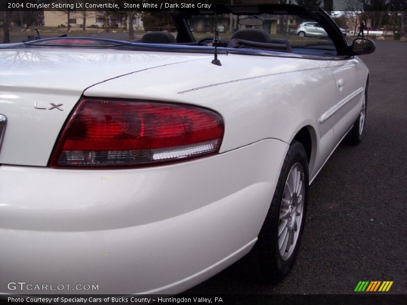 Stone White / Dark Slate Gray 2004 Chrysler Sebring LX Convertible