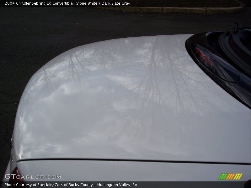 Stone White / Dark Slate Gray 2004 Chrysler Sebring LX Convertible