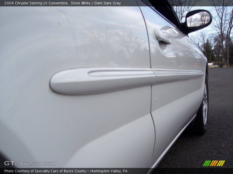 Stone White / Dark Slate Gray 2004 Chrysler Sebring LX Convertible