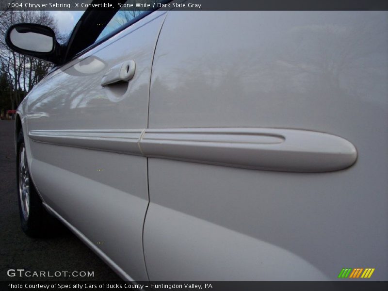 Stone White / Dark Slate Gray 2004 Chrysler Sebring LX Convertible