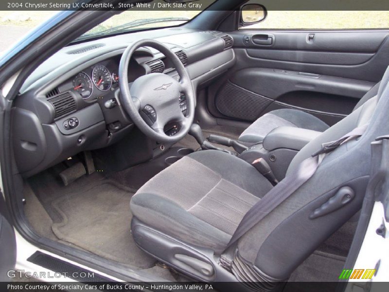  2004 Sebring LX Convertible Dark Slate Gray Interior