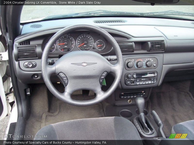 Dashboard of 2004 Sebring LX Convertible