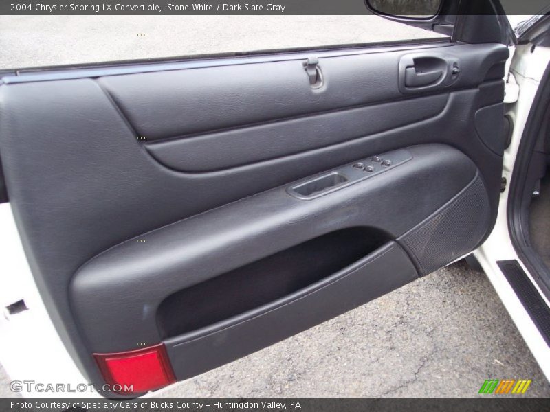 Stone White / Dark Slate Gray 2004 Chrysler Sebring LX Convertible