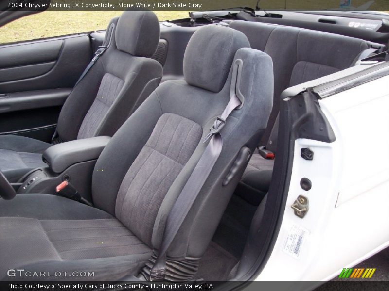 Stone White / Dark Slate Gray 2004 Chrysler Sebring LX Convertible