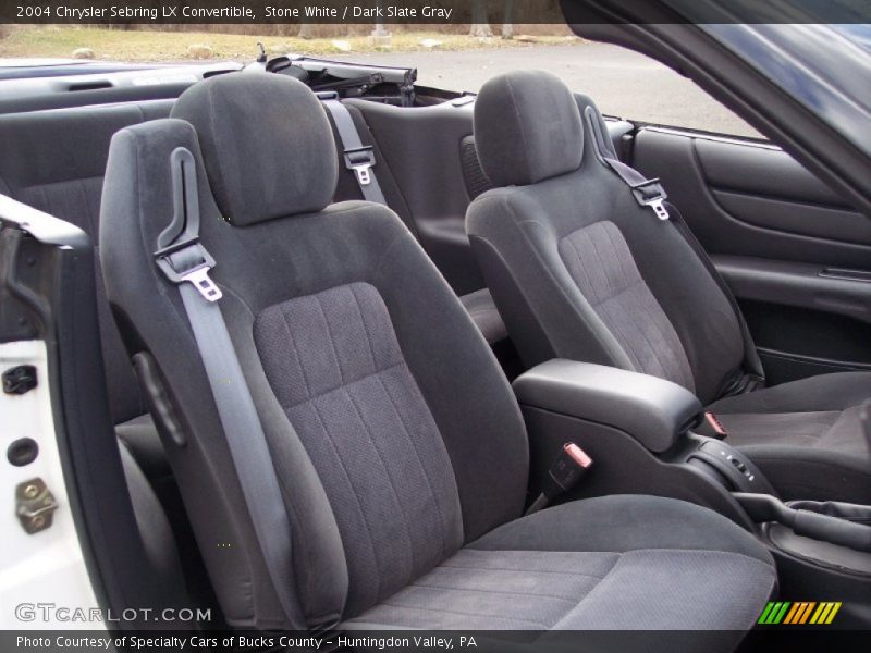 Stone White / Dark Slate Gray 2004 Chrysler Sebring LX Convertible