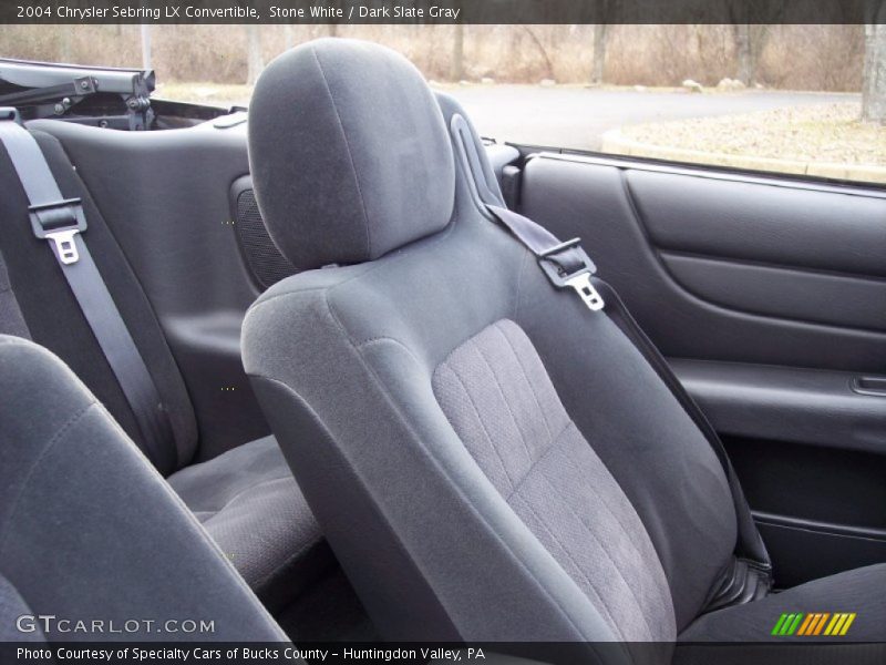 Stone White / Dark Slate Gray 2004 Chrysler Sebring LX Convertible
