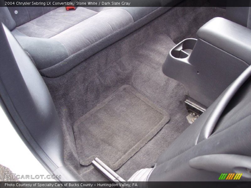 Stone White / Dark Slate Gray 2004 Chrysler Sebring LX Convertible