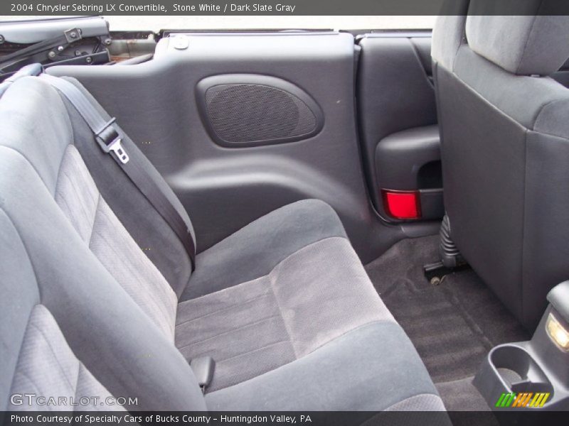 Stone White / Dark Slate Gray 2004 Chrysler Sebring LX Convertible