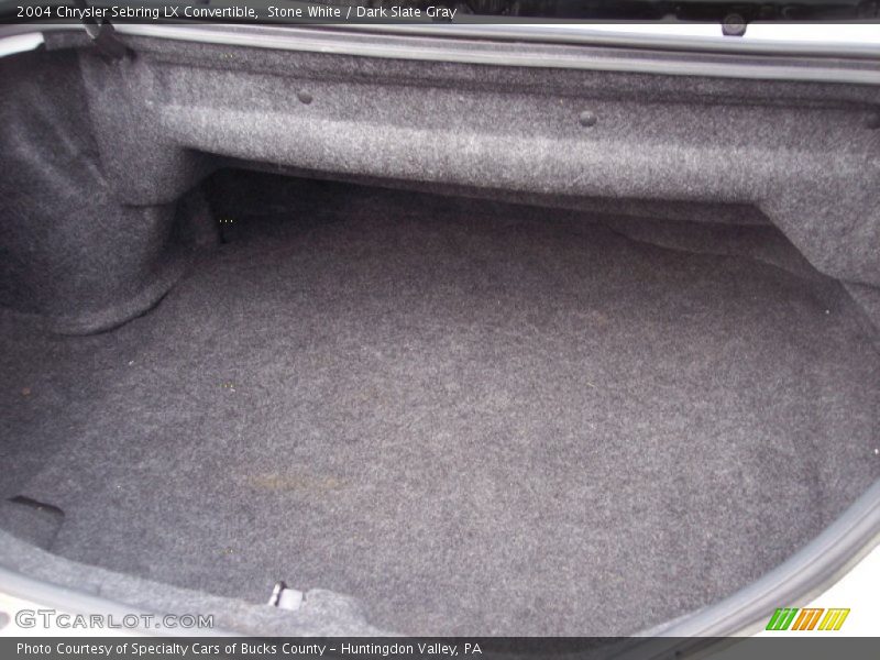  2004 Sebring LX Convertible Trunk
