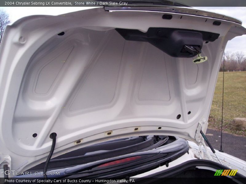 Stone White / Dark Slate Gray 2004 Chrysler Sebring LX Convertible