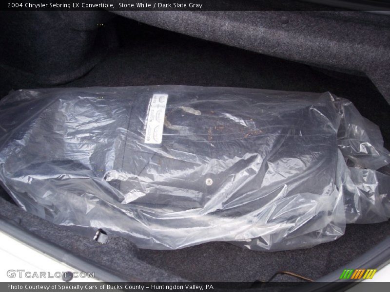 Stone White / Dark Slate Gray 2004 Chrysler Sebring LX Convertible