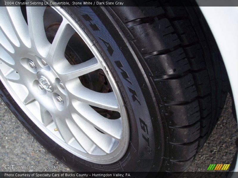 Stone White / Dark Slate Gray 2004 Chrysler Sebring LX Convertible