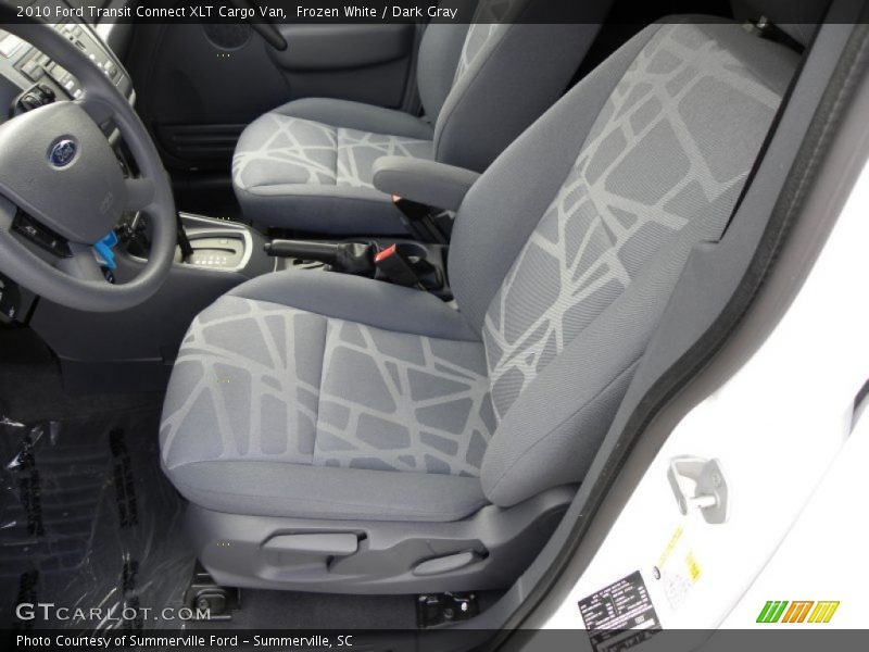  2010 Transit Connect XLT Cargo Van Dark Gray Interior