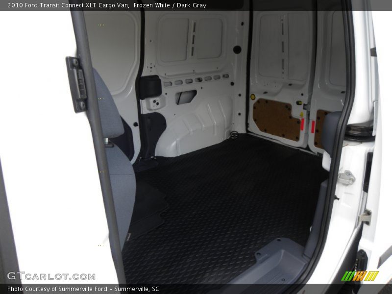  2010 Transit Connect XLT Cargo Van Dark Gray Interior