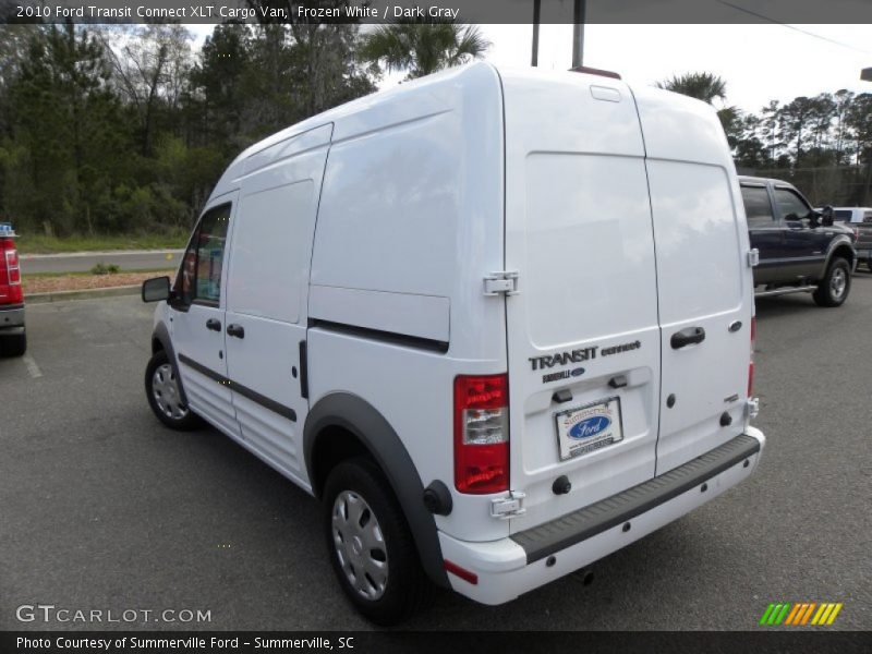 Frozen White / Dark Gray 2010 Ford Transit Connect XLT Cargo Van