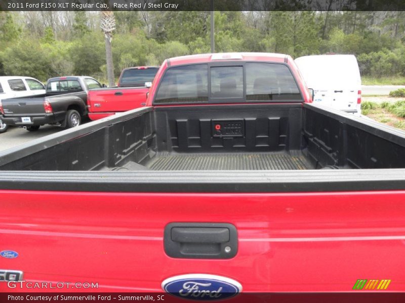 Race Red / Steel Gray 2011 Ford F150 XLT Regular Cab