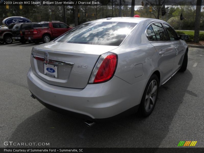 Brilliant Silver Metallic / Charcoal Black 2009 Lincoln MKS Sedan