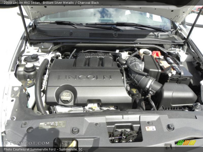 Brilliant Silver Metallic / Charcoal Black 2009 Lincoln MKS Sedan