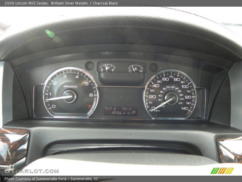 Brilliant Silver Metallic / Charcoal Black 2009 Lincoln MKS Sedan