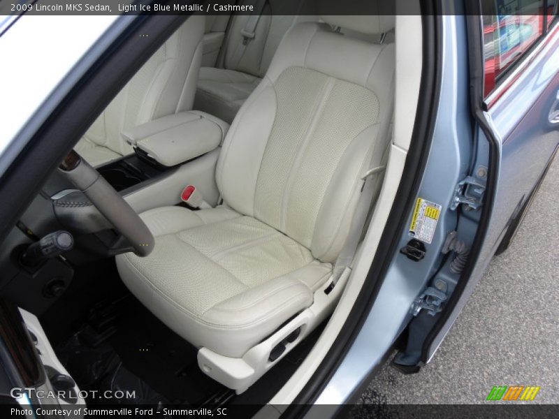 Light Ice Blue Metallic / Cashmere 2009 Lincoln MKS Sedan