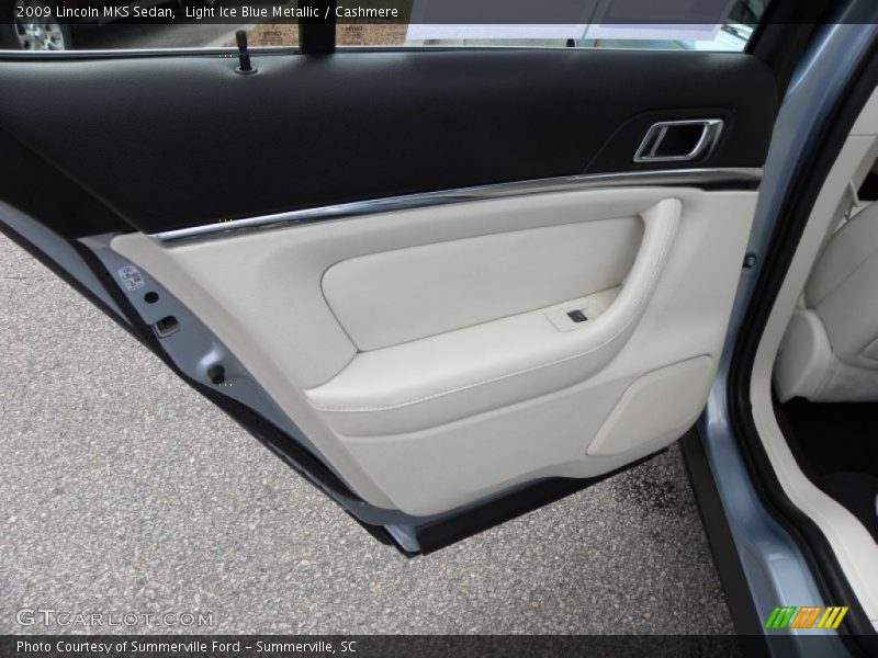 Light Ice Blue Metallic / Cashmere 2009 Lincoln MKS Sedan
