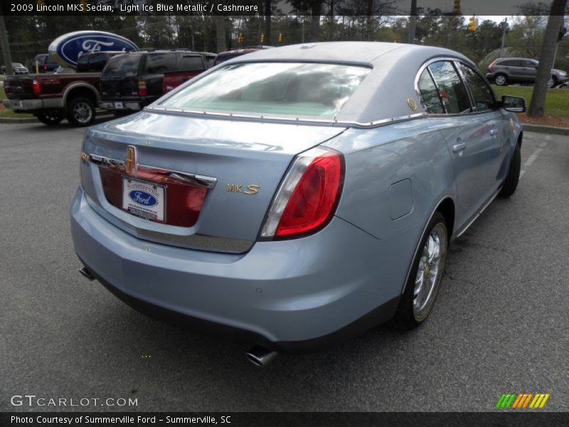 Light Ice Blue Metallic / Cashmere 2009 Lincoln MKS Sedan