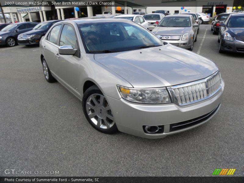 Silver Birch Metallic / Dark Charcoal 2007 Lincoln MKZ Sedan