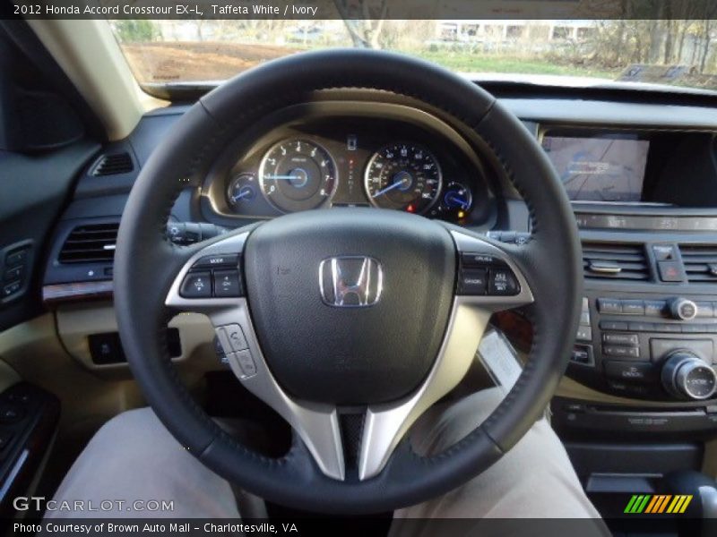 Taffeta White / Ivory 2012 Honda Accord Crosstour EX-L