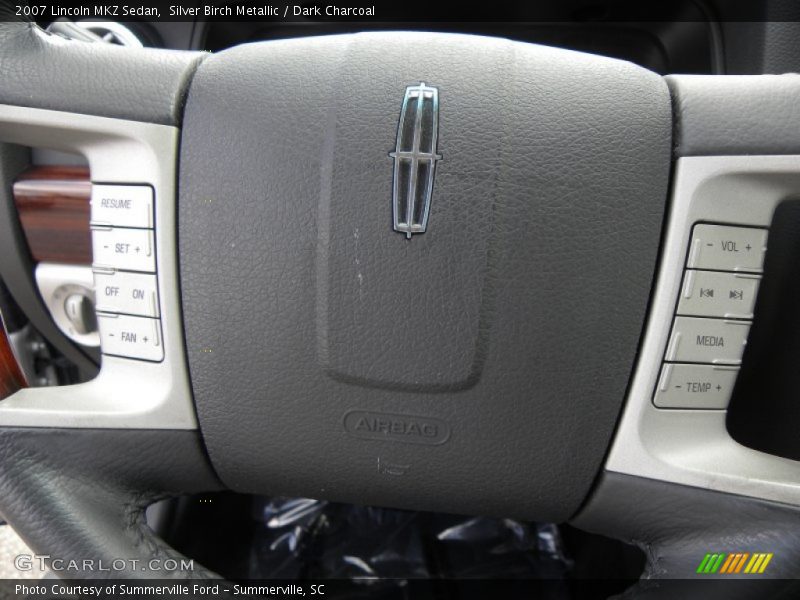Silver Birch Metallic / Dark Charcoal 2007 Lincoln MKZ Sedan