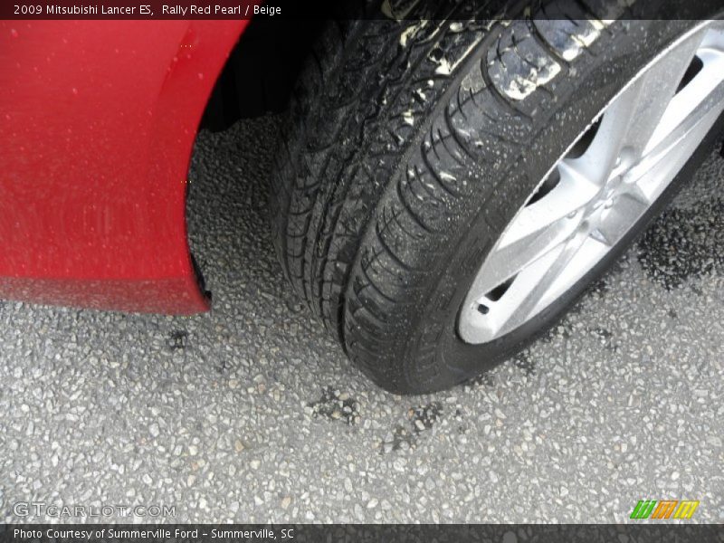 Rally Red Pearl / Beige 2009 Mitsubishi Lancer ES