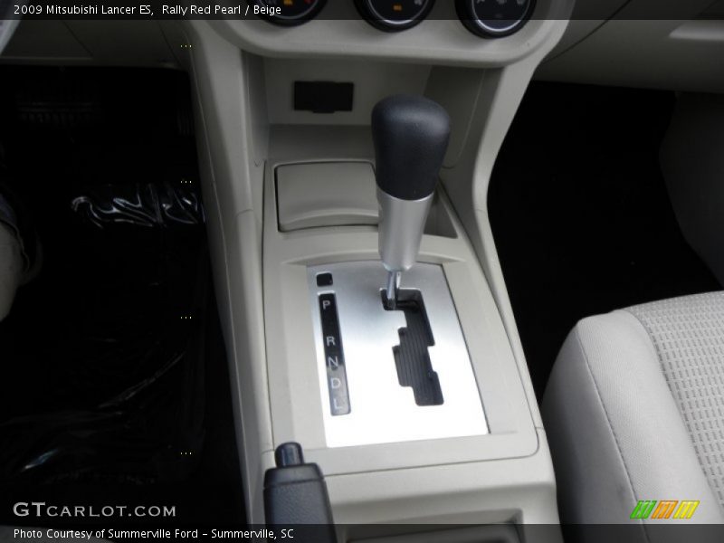 Rally Red Pearl / Beige 2009 Mitsubishi Lancer ES