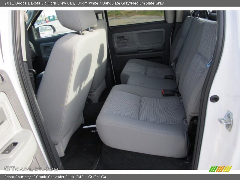 Bright White / Dark Slate Gray/Medium Slate Gray 2011 Dodge Dakota Big Horn Crew Cab