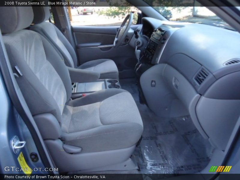 Blue Mirage Metallic / Stone 2008 Toyota Sienna LE