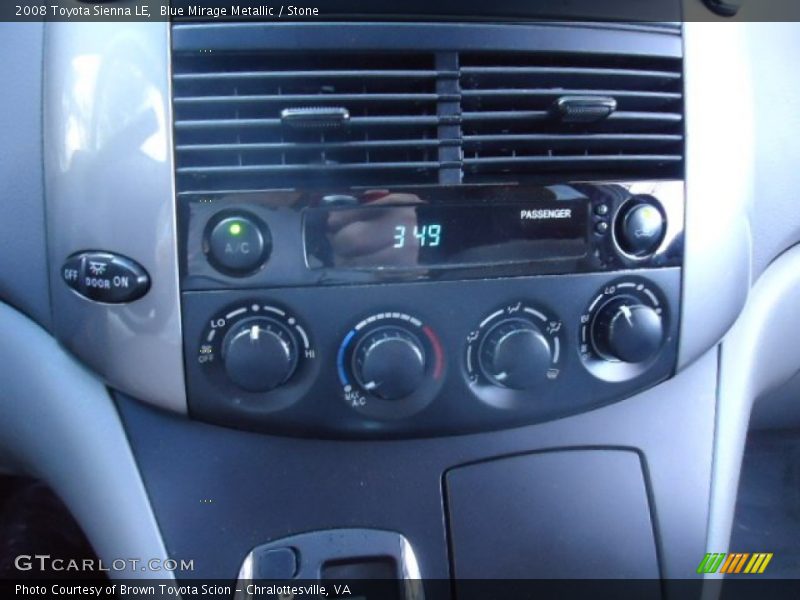 Blue Mirage Metallic / Stone 2008 Toyota Sienna LE
