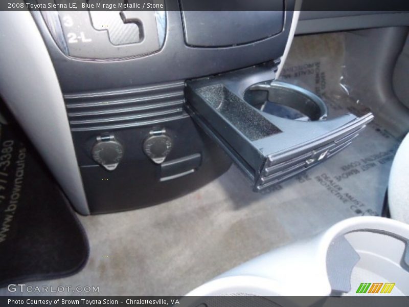 Blue Mirage Metallic / Stone 2008 Toyota Sienna LE