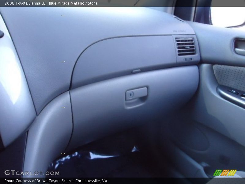 Blue Mirage Metallic / Stone 2008 Toyota Sienna LE