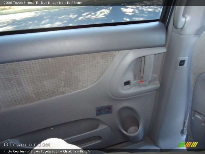 Blue Mirage Metallic / Stone 2008 Toyota Sienna LE