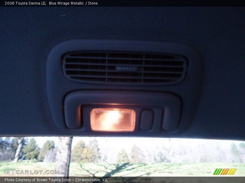 Blue Mirage Metallic / Stone 2008 Toyota Sienna LE