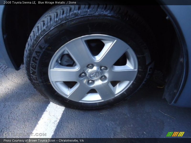Blue Mirage Metallic / Stone 2008 Toyota Sienna LE