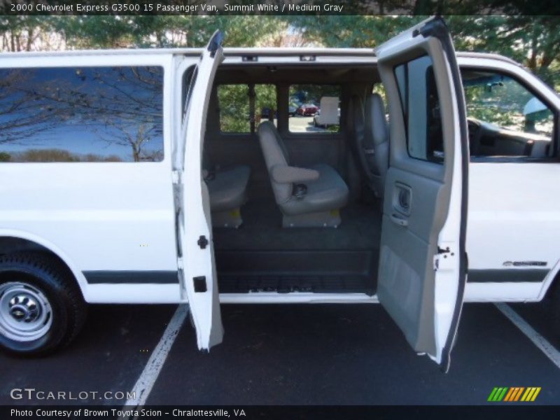 Summit White / Medium Gray 2000 Chevrolet Express G3500 15 Passenger Van