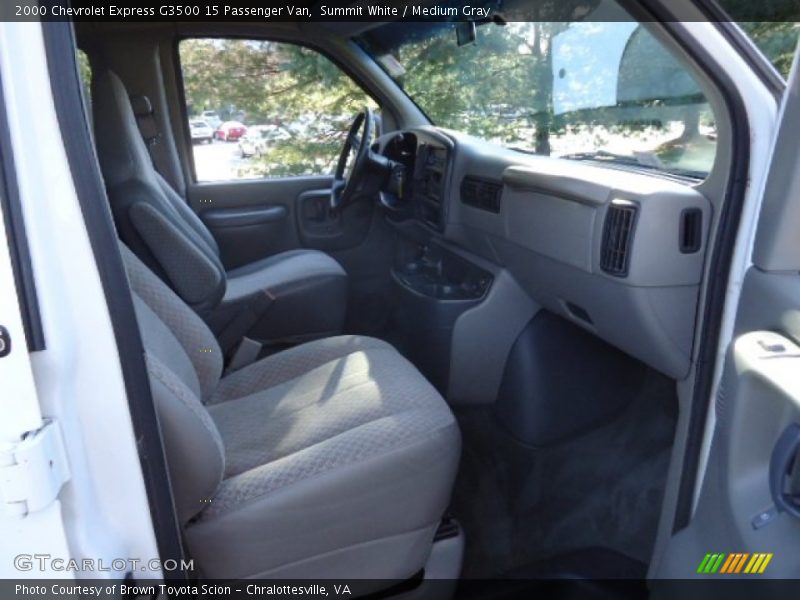 Summit White / Medium Gray 2000 Chevrolet Express G3500 15 Passenger Van