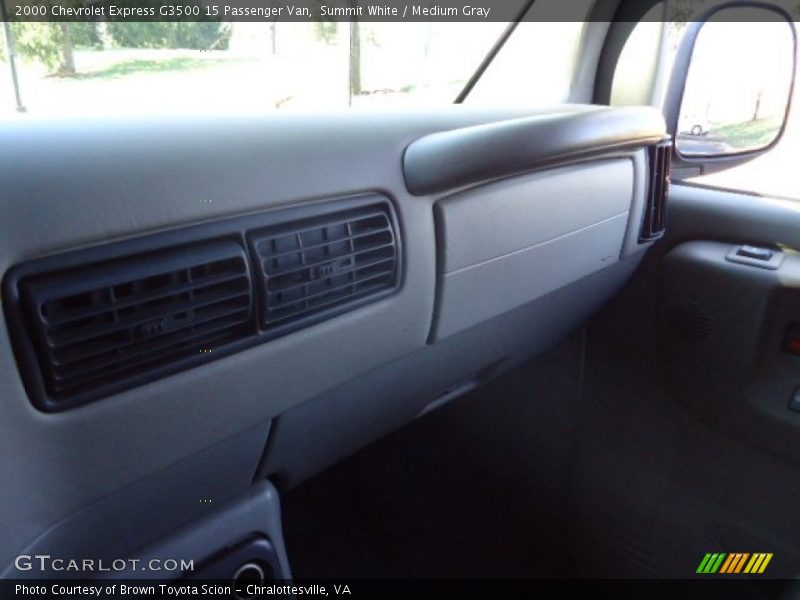 Summit White / Medium Gray 2000 Chevrolet Express G3500 15 Passenger Van